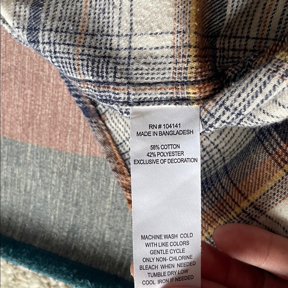 Alpine Design Multi-Color Fall Plaid Shirt - Picture 9 of 9